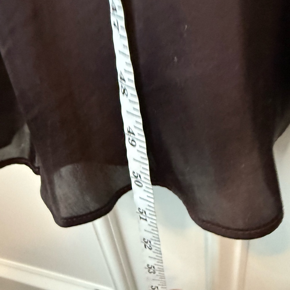 Banana Republic brown satin dress size 0 - Picture 6 of 9